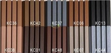 Panel Dinding Siling Dalaman Hiasan Panel Gantung Bahan Binaan WPC